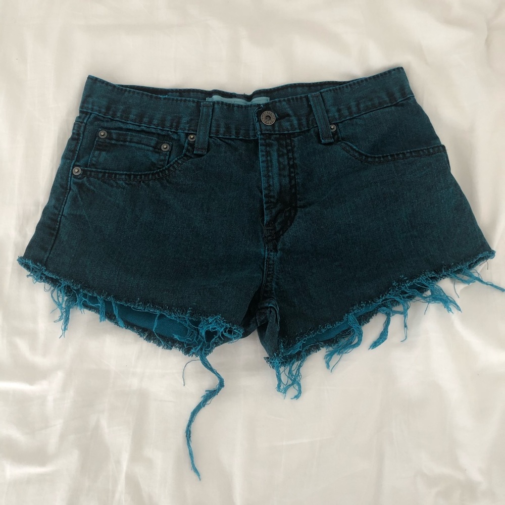 Urban Renewal Recycled Levi’s Acid Wash Shorts